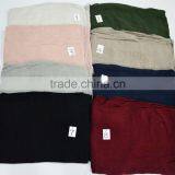 2017 Hot Popular Lady Winter Soft Cashmere Navy Plain Shawl Pashmina thumbnail-2