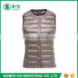 2017 New Product Pure Color Winter Windproof Warm Women Padded Down Vest thumbnail-4
