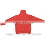 Girl's 100% Cotton Tuck Knitted Stand Turtle Neck Pullover Sweater thumbnail-2