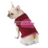 Wholesale Cheap Round Neck Short Sleeve Cable Dog Clothes Sweater thumbnail-2