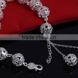 Zm33718a Girls Elegant Sliver Plated Hollow Hand Bracelet Ladies Jewelry Accessories thumbnail-5