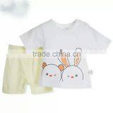 Wholesale Cotton New Spring And Autumn Kids Clothing Set Rabbit Top And Baby Pants For Infant thumbnail-3