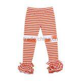 2017 New Style Cotton Hot Kid's Ruffle Pants Leggings Children Christmas Leggings thumbnail-5