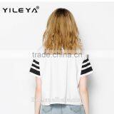 Sports Style Latest 2015 Summer Elegant Shirts for Ladies With Paillettes Decoration thumbnail-4