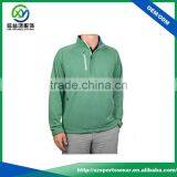 New Design Zip Pocket 50%cation 50%polyester Yarn Mens Polo T-shirts in Green thumbnail-2