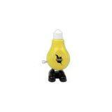 Promotional Light Bulb Shaped Walking Wind up Toy With Feet thumbnail-1