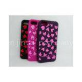 Water-proof Cool Silicone Cell Phone Case Rose Red / Iphone 4S Covers