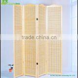 Bamboo Newly Wooden Venetian Folding Screen Room Divider Pine Wood Frame With Bamboo Strips Screen GVSD035 thumbnail-1
