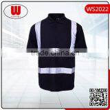 Reflective Black Polo Shirt thumbnail-1