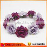 Bride Floral Elastic Headband, Paper Flower Beautiful Hairbands thumbnail-4