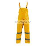 Hi-vis rain bib pants