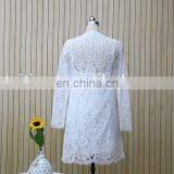 The New Lady's Long-sleeve Elegant Lace Dress thumbnail-3