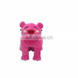 HI Pink Piggy Walking Stuffed Animal Ride on Toy Electric Coin Operated Animal Ride thumbnail-3