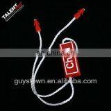 Custom Private Brand Garment Price Swing Tag String Seal Tag