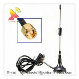 3G Sucker Antenna with SMA Male plug RG174 Cable Black 3meters magnetic mount antenna