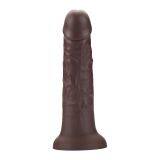 Strap-on Silicone Dildo Simple Silicone Dildo Without BallsSex Adjustable Harness Black Gold Dildo thumbnail-2