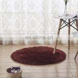 Professional Round Shape Faux Fur Carpet for Bedroom thumbnail-2
