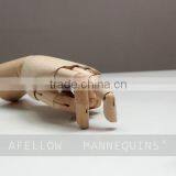 Wood Articulated Hand For Store Fixture Wood Color Dummies Mannequin For Decors thumbnail-2