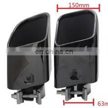 New and Hot Sale 304 Stainless Steel Dual Silencer Tips Exhaust End Pipes Muffler Square thumbnail-5