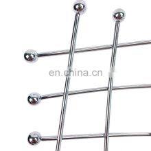 Kitchen Storage Collapsible Fruit Bowl Basket Stand Metal Bamboo Iron Decorative Vegetable Fruit Basket for Gift thumbnail-5