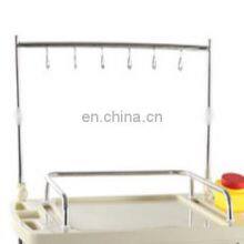 Hospital ABS Medical Emergency Trolley Emergency Cart for Hospital Use thumbnail-5