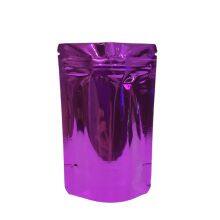 Printed Holographic Film Flat Bags Laser Clear Front For Beauty Sponge Packaging thumbnail-4