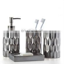 Special Surface Ceramic Bathroom Accessories Set New Shape Bathroom Sets Top Quality Household Marble Bathroom Set thumbnail-1