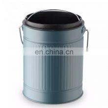 3-литровый и 5-литровый мини настольный контейнер для мусора без запаха из нержавеющей стали, кухонный компостный бак с фильтрующей крышкой thumbnail-2