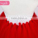 The Red Color Beautiful Baby Girl Summer Dress With Flowers thumbnail-4