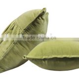 Velvet cushion for leaning on