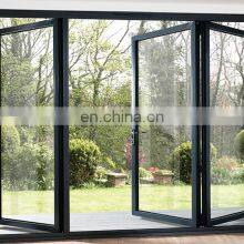 Apartment Aluminum French Doors Modern Folding Aluminum Door With Sidelight and Transom thumbnail-5