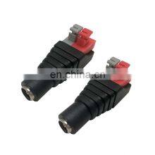 New 2.1mm/5.5mm Male and Female DC to Clip Terminal Block Connector