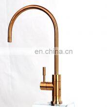 American Style Air Gap Water Filter Faucet Gold Polished Kitchen Sink Faucets thumbnail-4