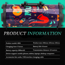 Outdoor HiFi Stereo Music Sound Box With Phone Holder Super Bass Audio Portable Wireless Blue Tooth BT Speaker thumbnail-6