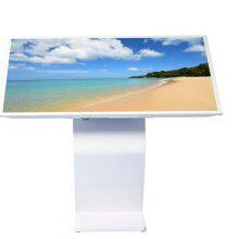 Manufacture Wholesale TV Cart Height Adjustable Mobile TV Trolley Wheels Universal Floor TV Stand With thumbnail-5