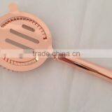 Stainless Steel Cocktail Strainer With Hollow Handle With Copper Plated Color thumbnail-2