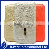 Leather Wallet Bag For Mobile Phone Slide in Case