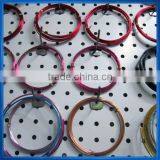 Colored anodized aluminum wire