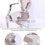 New Classic Stainless Steel Bar Chair thumbnail-3