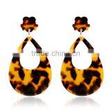 High Quality Fashion Jewellery Leoprd Print Elegant Women Drop Earrings thumbnail-3