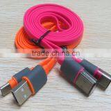 Super Fast USB 3.1 Type C Cord Color Flat Date Charging Cable thumbnail-4