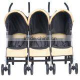 #3018T Three Seats Popular Cheap Triplets Pram Baby Stroller thumbnail-2
