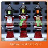 2015 Diy Ceramic Christmas Decorations Santa With LED thumbnail-3
