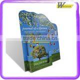Journal Reading Advertising Card Display Made of Corrugated Paperboard