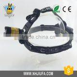 JF 10W high power zoom headlamp,T6 3-Mode 800lm White Zooming LED Headlamp Headlight,New Super Bright headlamp