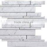 High Quality White Marble Carrara White Mosaic for Interior Decoration thumbnail-5