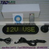 7*41 pixel scrolling message brake rechargeable led car display with lithium battery,multi-language