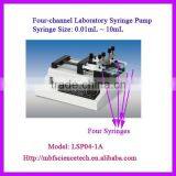 Four-channel Laboratory Syringe Pump, Model: LSP04-1A, 0.01mL to 10 mL Syringe, Infusion Mode