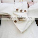 Mix Color and Buttons Mother and Daughter Dress Clothing Sets With Printed Fabric thumbnail-6