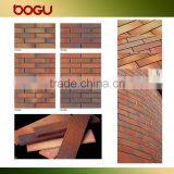 Color-shade Exterior Thin Brick Ceramic Terracotta Clay Wall Tile